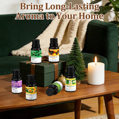 SKINETRY Natural Essential Oil Massage Set – 6 Individual Scents for Relaxation, Stress Relief & Full-Body Care