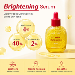 SKINETRY Vitamin Illuminating Serum – Brightening Vitamin C Serum with Niacinamide | Strengthens skin barrier | Hydrates using Ceramide, 1.01oz / 30ml